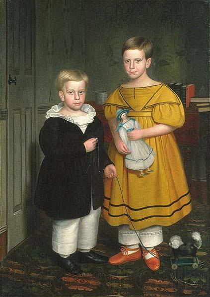 Robert Peckham The Raymond Children Norge oil painting art